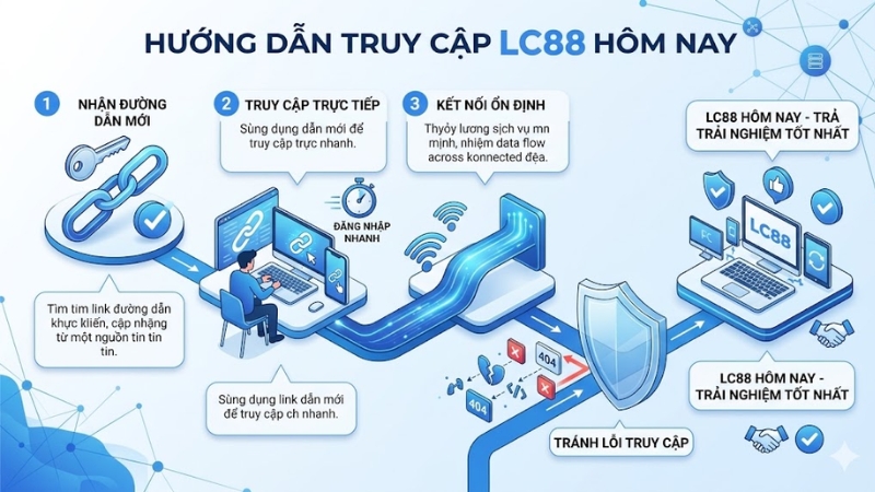 Quy trình vào LC88 hôm nay an toàn
